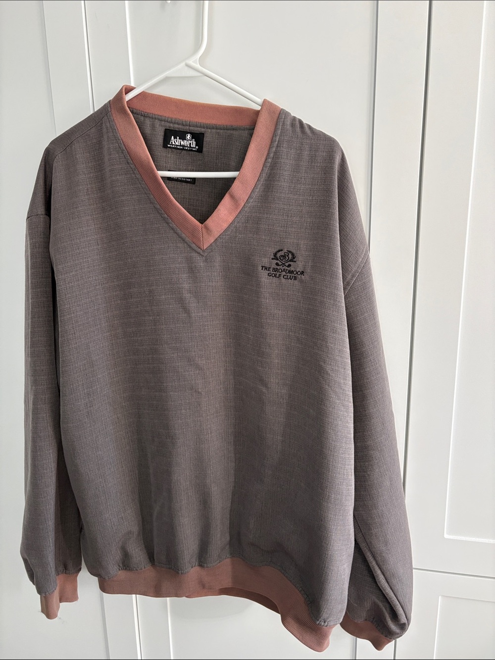 Ashworth Weather Systems waterproof golf pullover